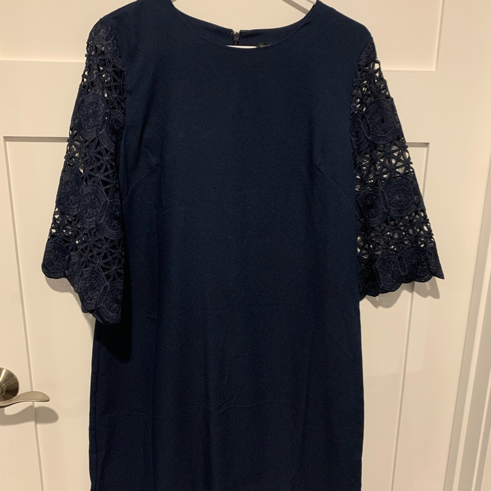 Banana Republic navy shift dress. Worn twice